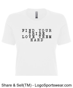 Hart Healthy "Find Your Tribe" Next Level Premium Fitted Ladies T Design Zoom